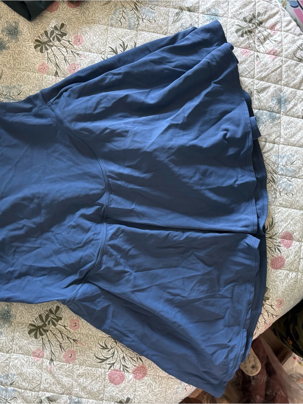 CRZ YOGA Blue Mini Skirt - Flared Active Skort